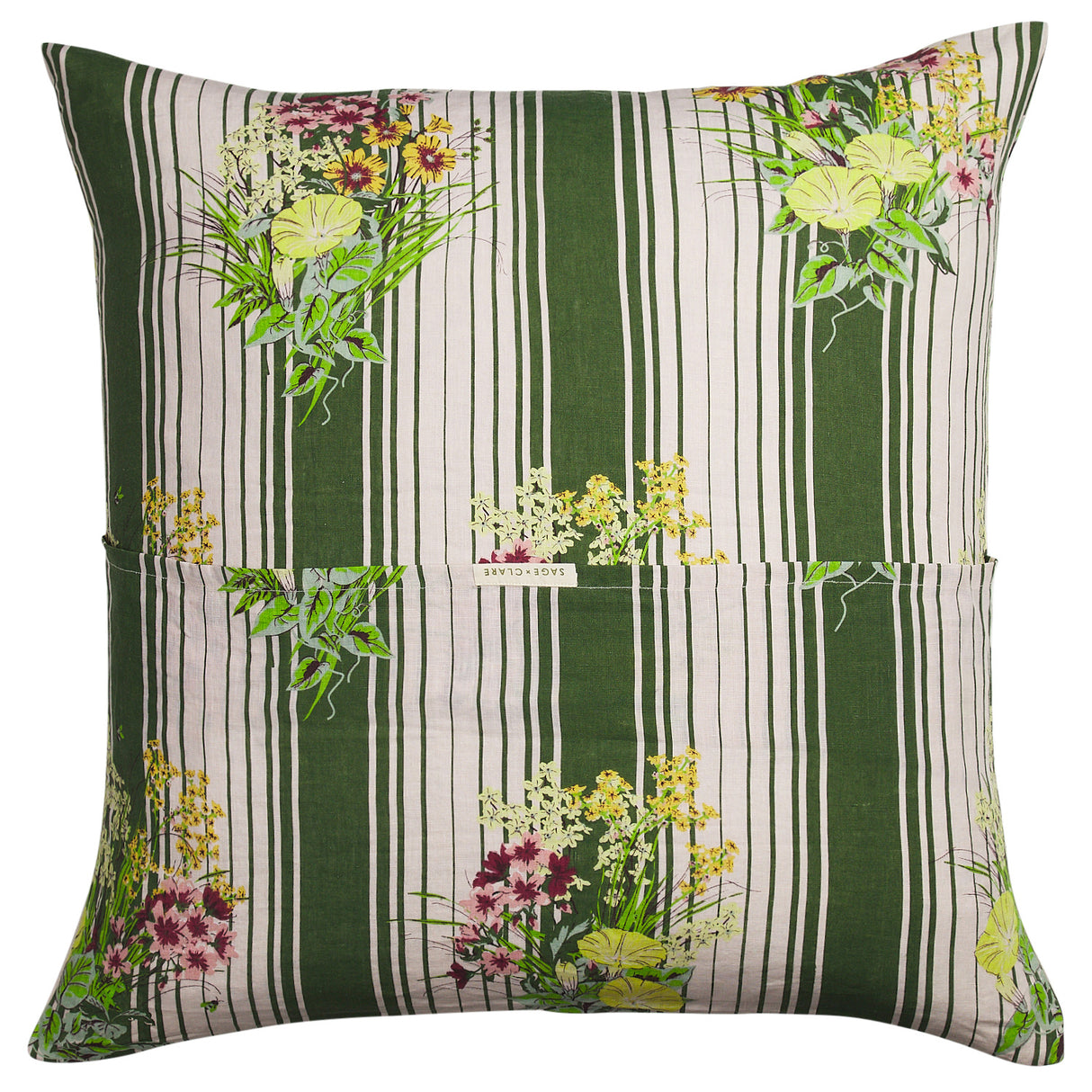 Dempsey Linen Euro Pillowcase Set - Hunter Green