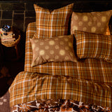 Frances Euro Pillowcase Set - Sable