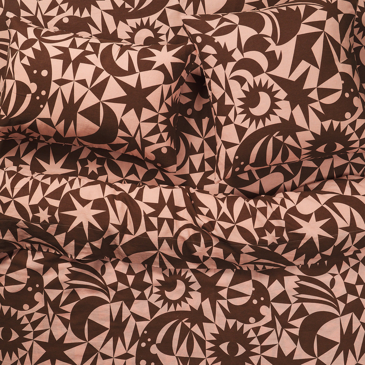 Nora Linen Euro Pillowcase Set - Carnelian