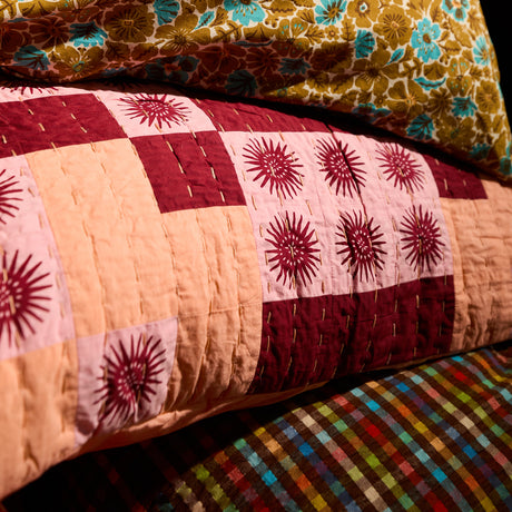 Abilene Patchwork Sham - Dahlia
