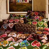 Loretta Cotton Pillowcase Set - Umber Standard