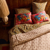 Magnolia Cotton Pillowcase Set - Turquoise Standard