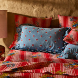 Anneliese Ruffle Pillowcase - Poppy Standard