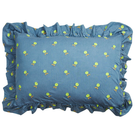 Anneliese Ruffle Pillowcase - Peridot Standard
