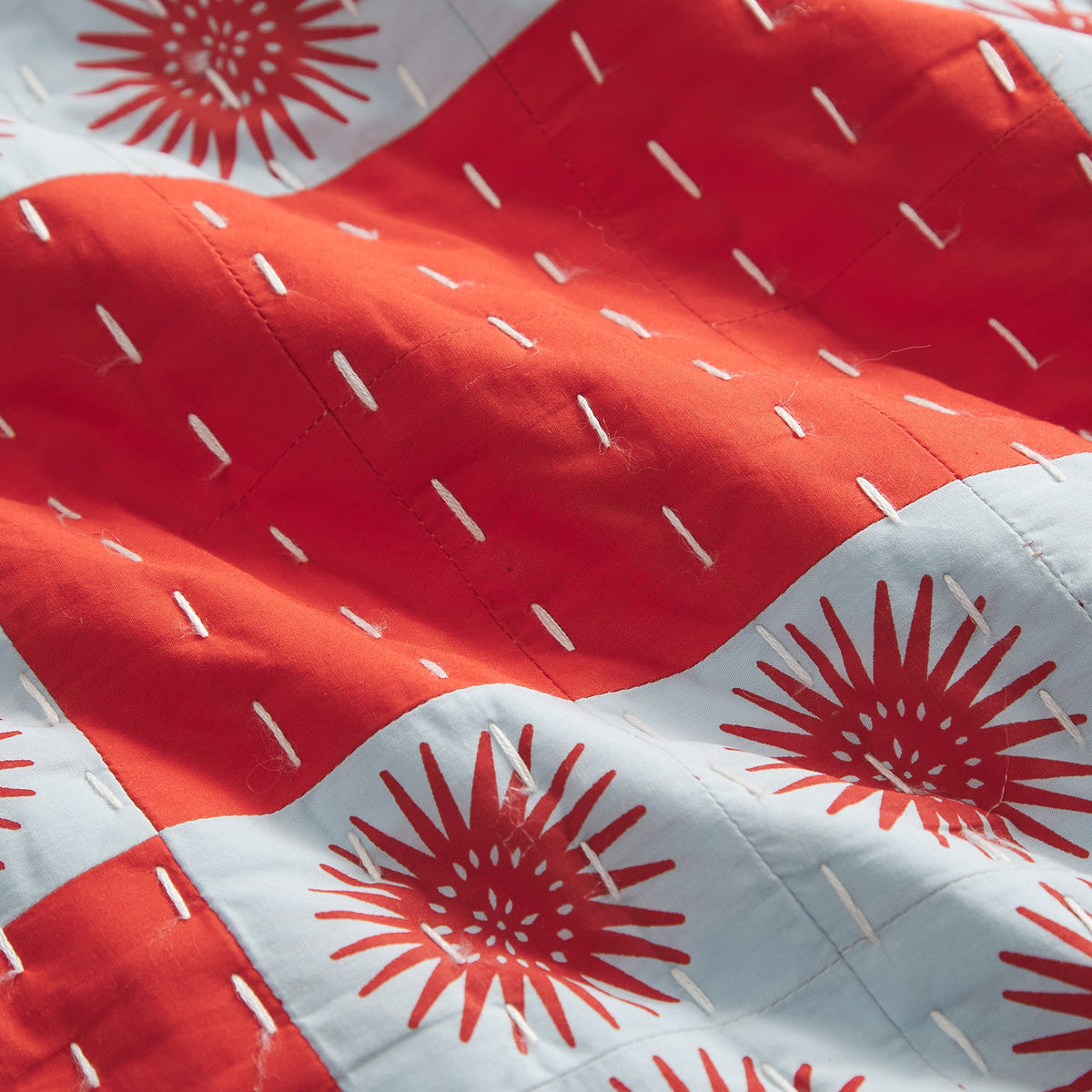 Abilene Patchwork Sham - Poppy