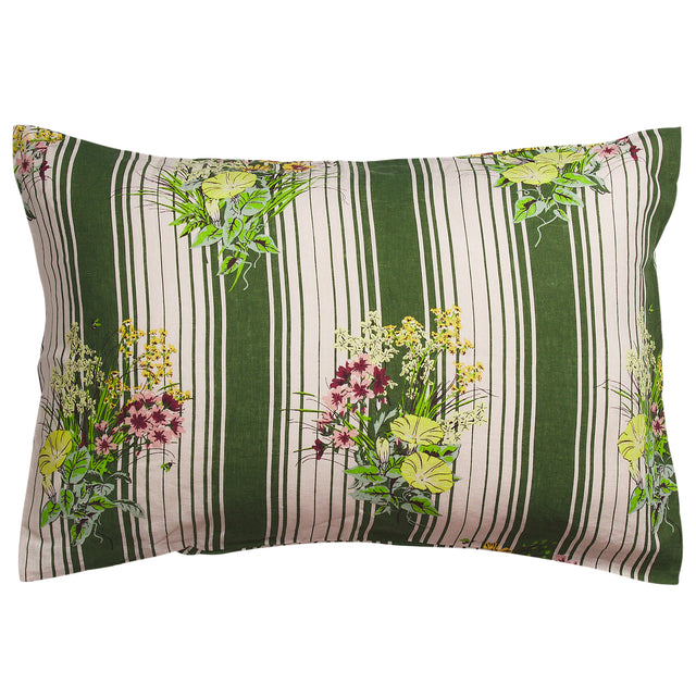 Dempsey Linen Pillowcase Set - Hunter Green Standard