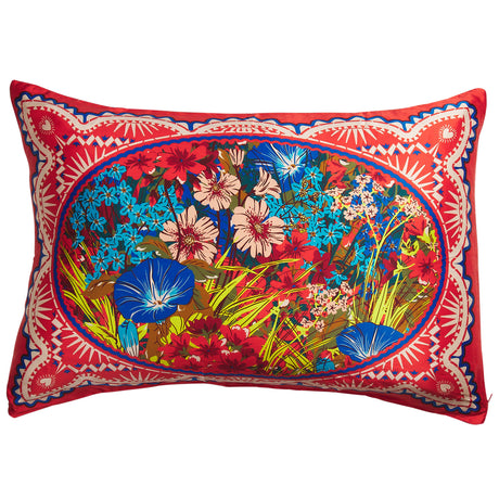 Ramona Silk Pillowcase - Poppy Standard