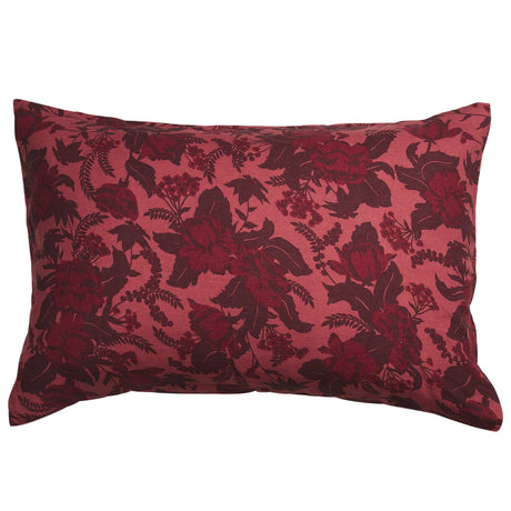Sierra Linen Pillowcase Set - Terracotta Standard