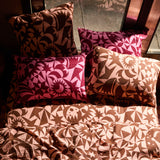 Nora Linen Pillowcase Set - Carnelian Standard