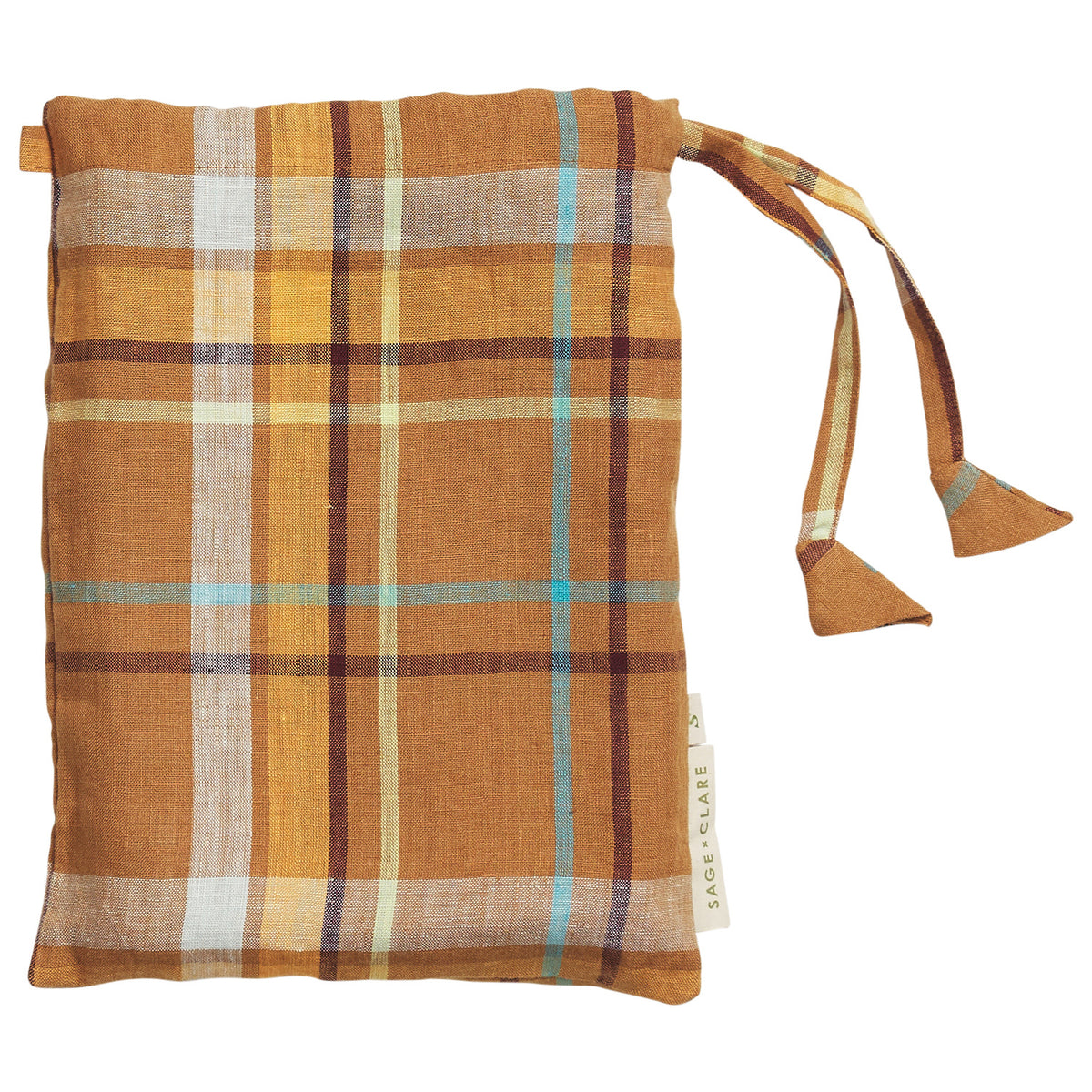 Frances Linen Pillowcase Set - Sable Standard