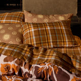 Frances Linen Pillowcase Set - Sable Standard