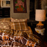 Frances Linen Pillowcase Set - Sable Standard
