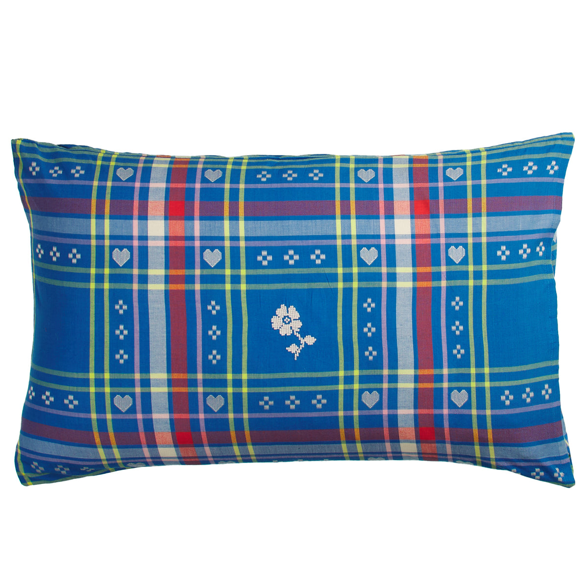 Josephine Cotton Pillowcase Set - Blue Bell
