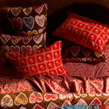 Bonny Cotton Pillowcase Set - Poppy Standard