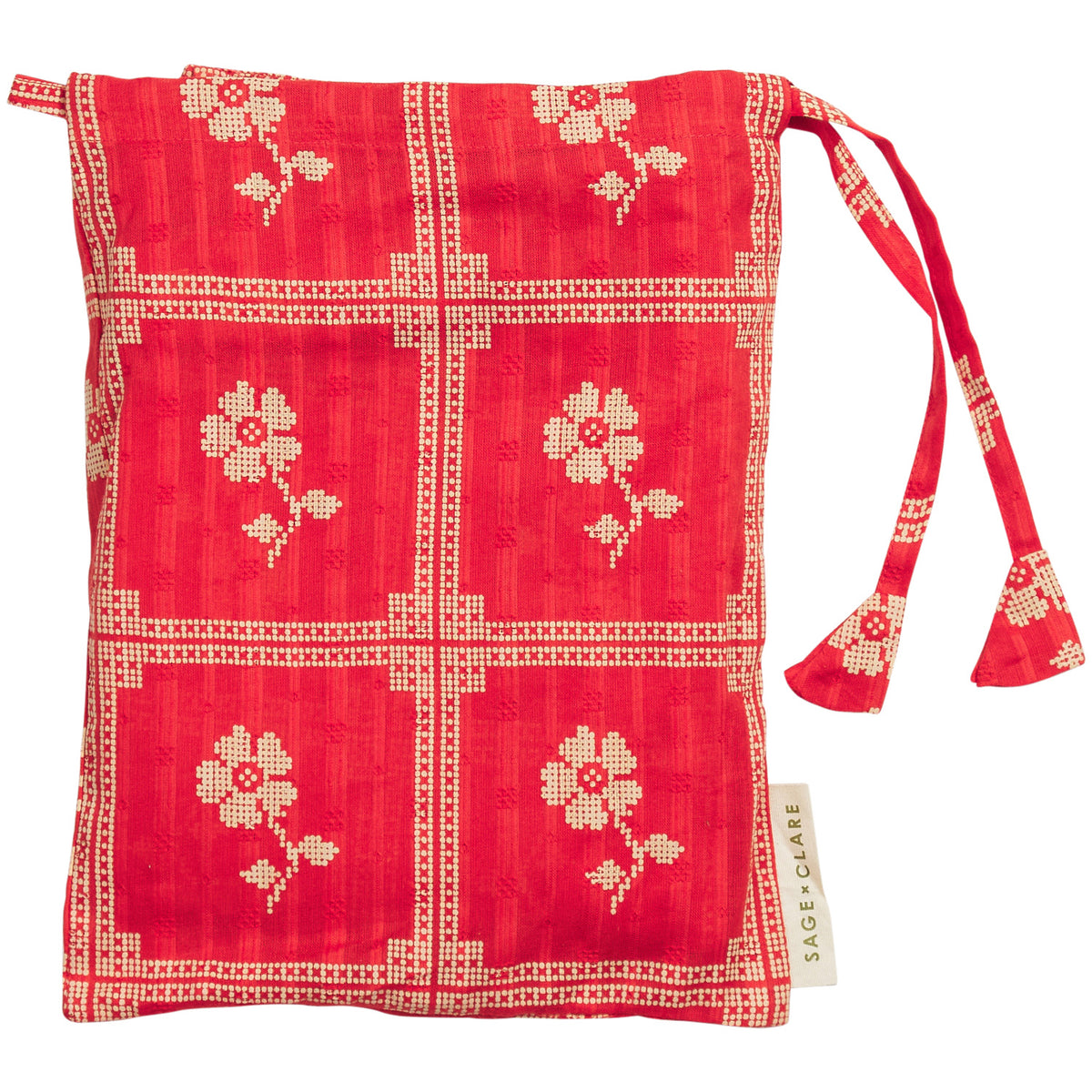 Bonny Cotton Pillowcase Set - Poppy Standard