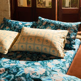 Bonny Cotton Pillowcase Set - Turquoise Standard
