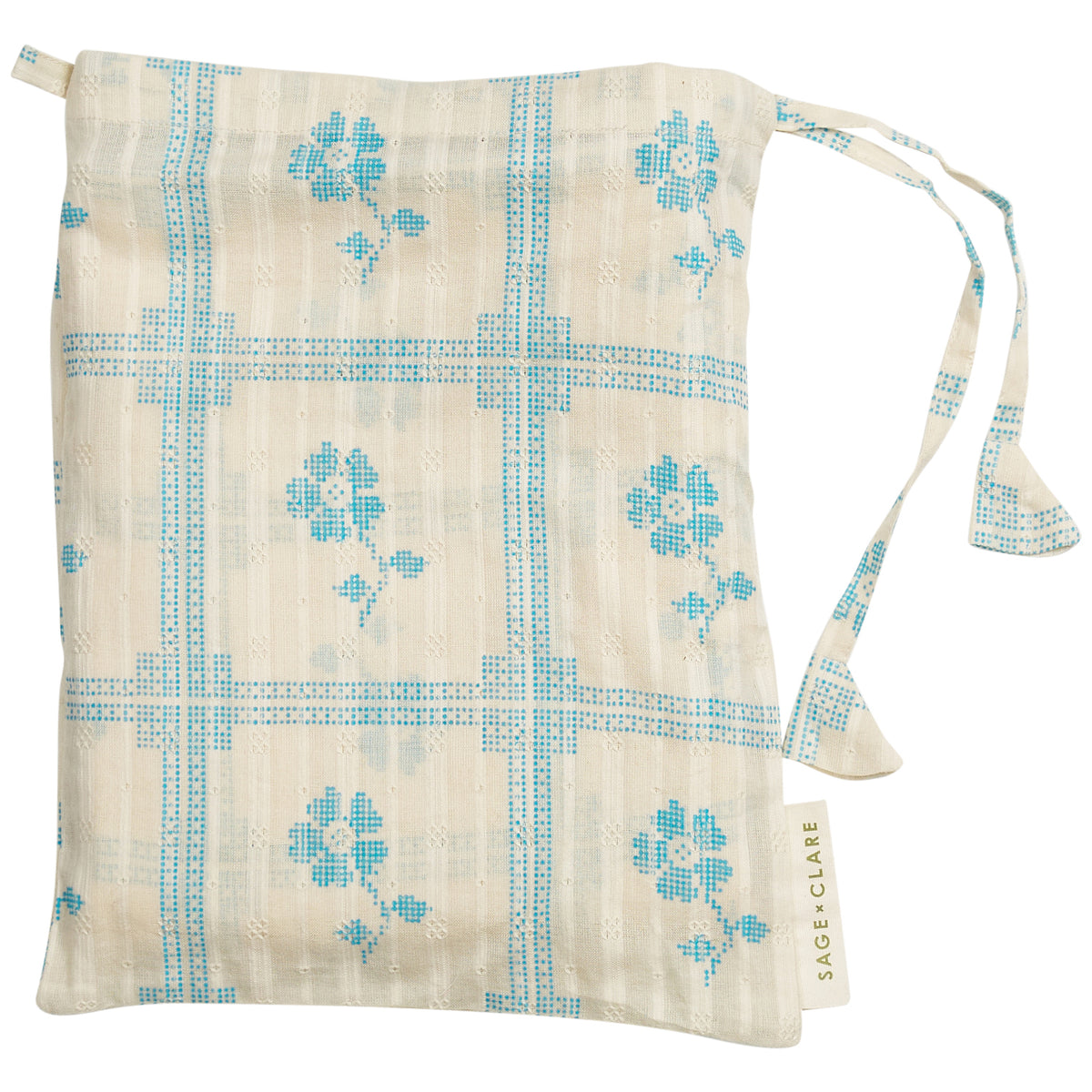 Bonny Cotton Pillowcase Set - Turquoise Standard