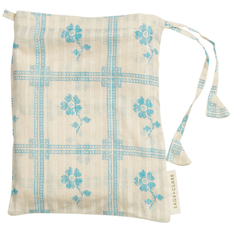 Bonny Cotton Pillowcase Set - Turquoise Standard