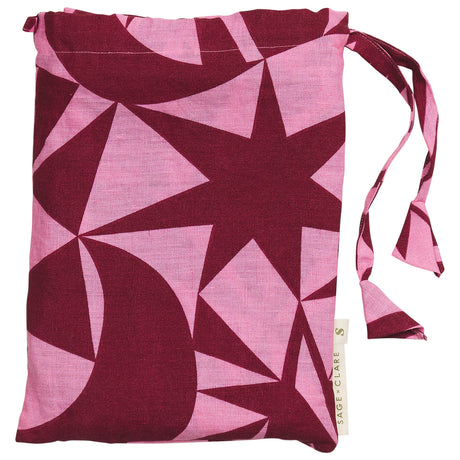 Nora Linen Pillowcase Set - Dahlia Standard