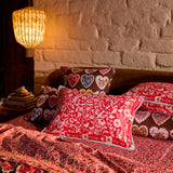 Indiana Linen Pillowcase Set - Poppy Standard