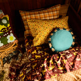Magnolia Cotton Pillowcase Set - Ochre Standard