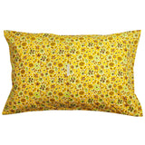 Magnolia Cotton Pillowcase Set - Ochre Standard