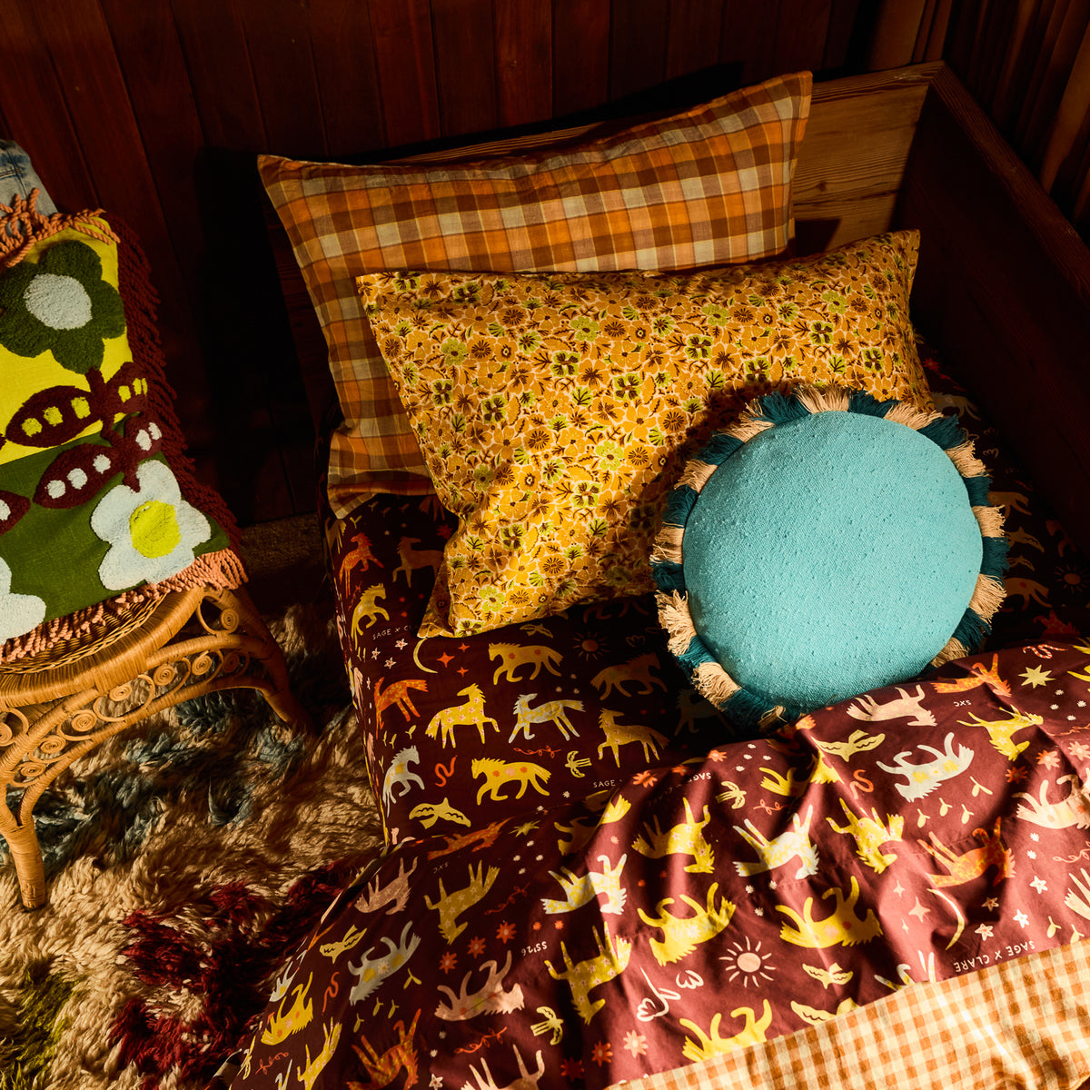 Otis Cotton Pillowcase Set - Citrine