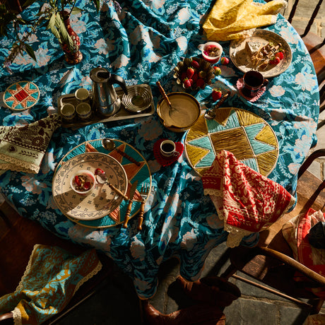 Harriet Placemat - Turquoise