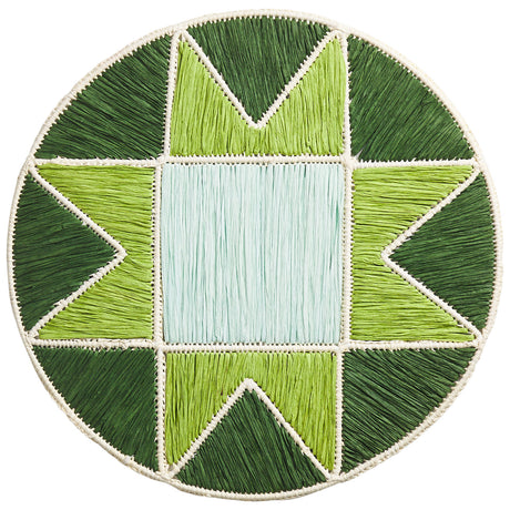 Harriet Placemat - Hunter Green