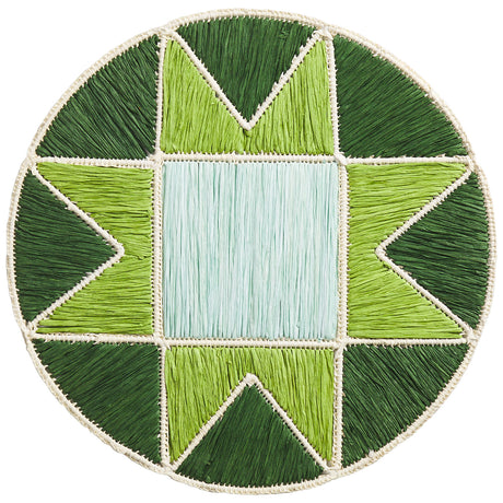 Harriet Placemat - Hunter Green