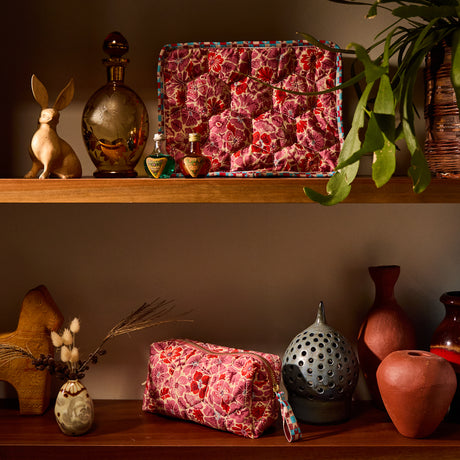 Magnolia Travel Pouch - Poppy