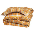Frances Linen Quilt Cover - Sable Queen
