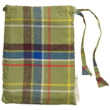 Frances Linen Quilt Cover - Moss Queen