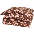 Nora Linen Quilt Cover - Carnelian Queen