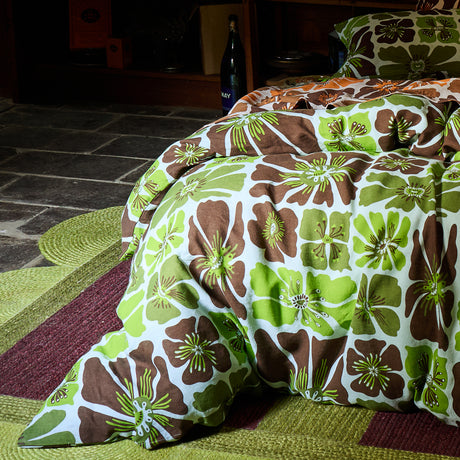 Jolene Linen Quilt Cover - Fluorite Queen