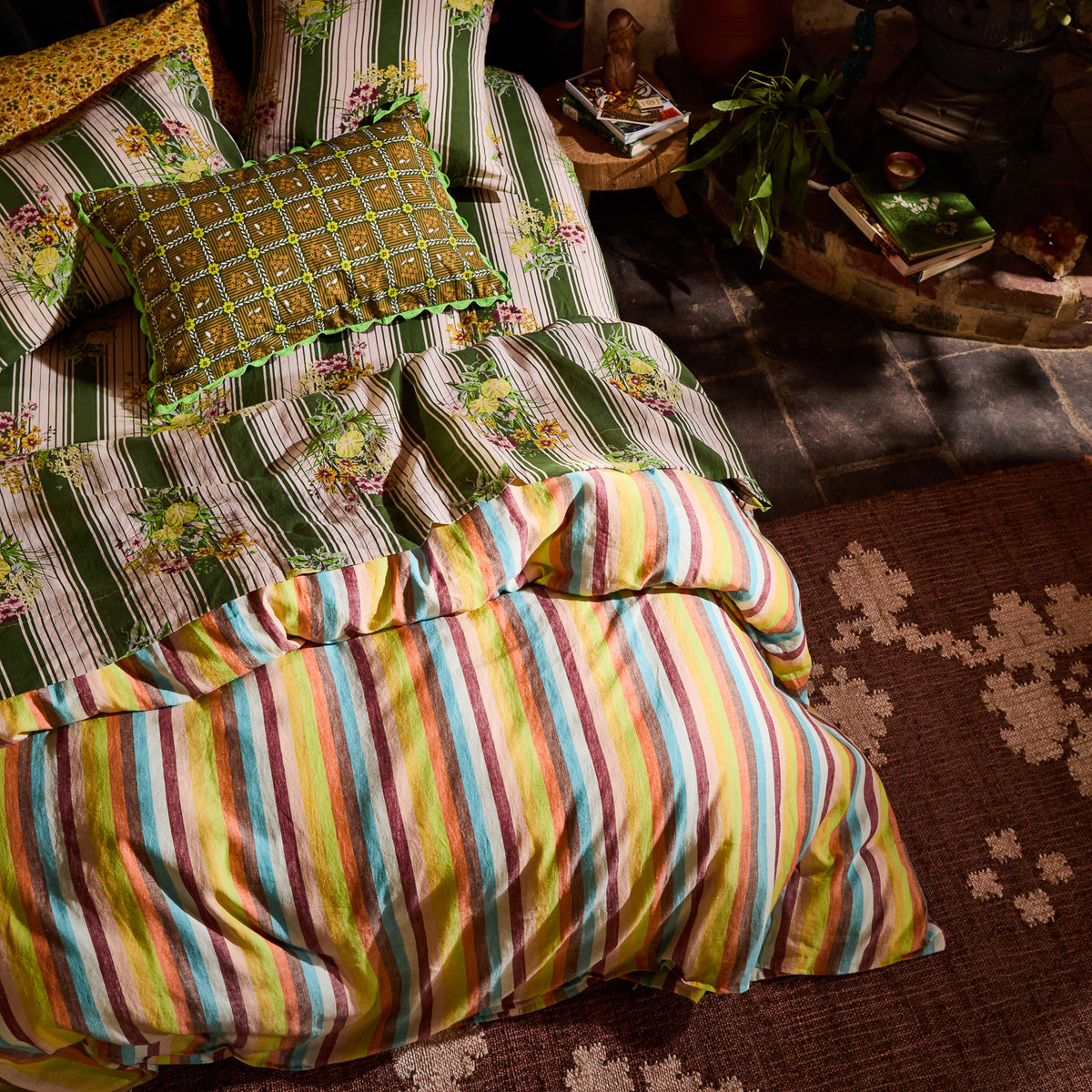 Tilda Linen Quilt Cover Single