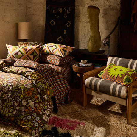 Sloane Cotton Quilt Cover - Umber Single