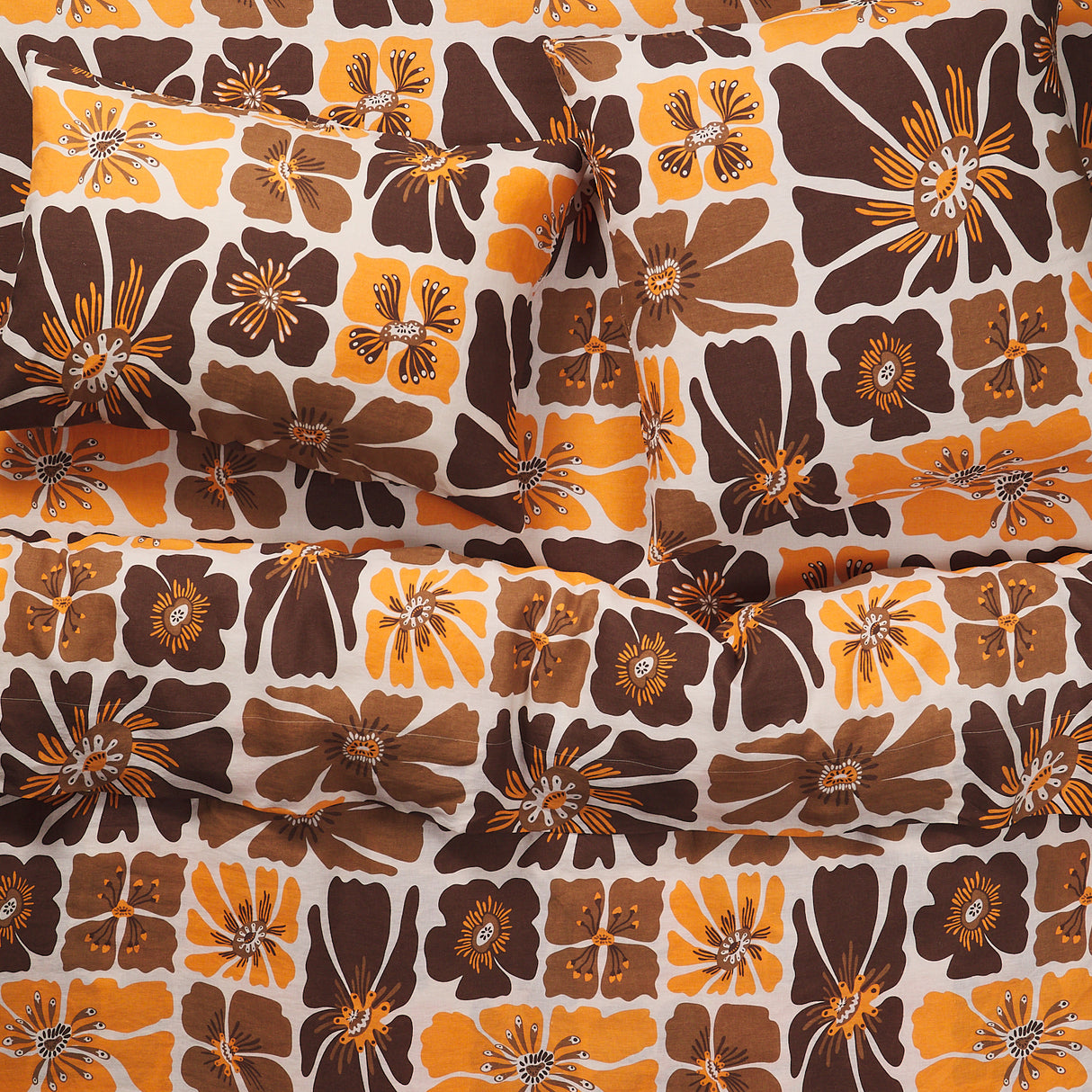 Jolene Linen Quilt Cover - Ecru Queen