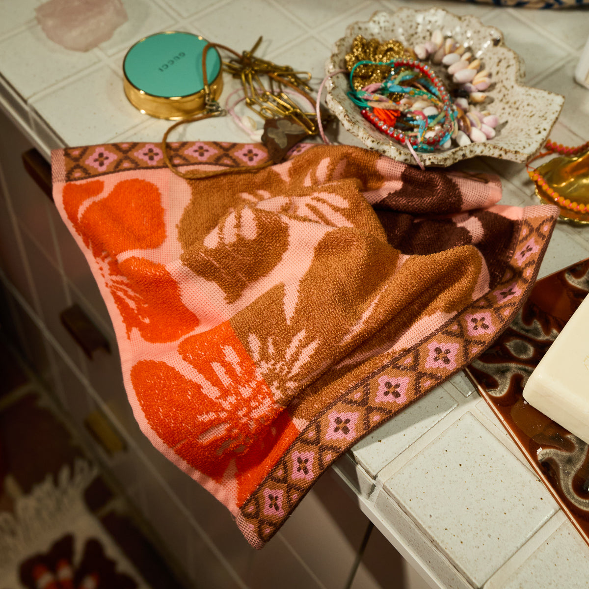 Jolene Face Washer Set - Carnelian