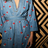 Anneliese Denim Robe - Poppy