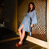 Anneliese Denim Robe - Poppy