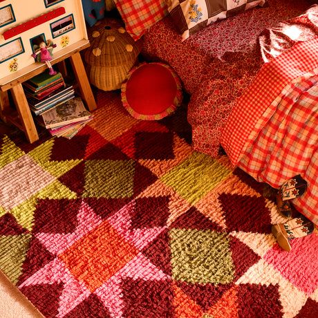 Daisy Tufted Rug - Moss