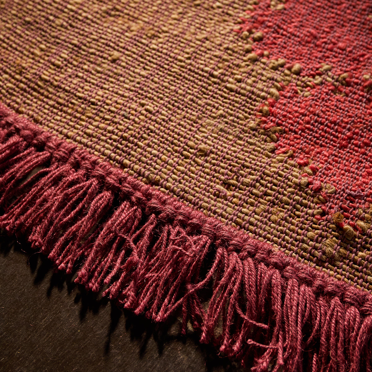 Ardenna Jute Rug - poppy 150 x 210 cm