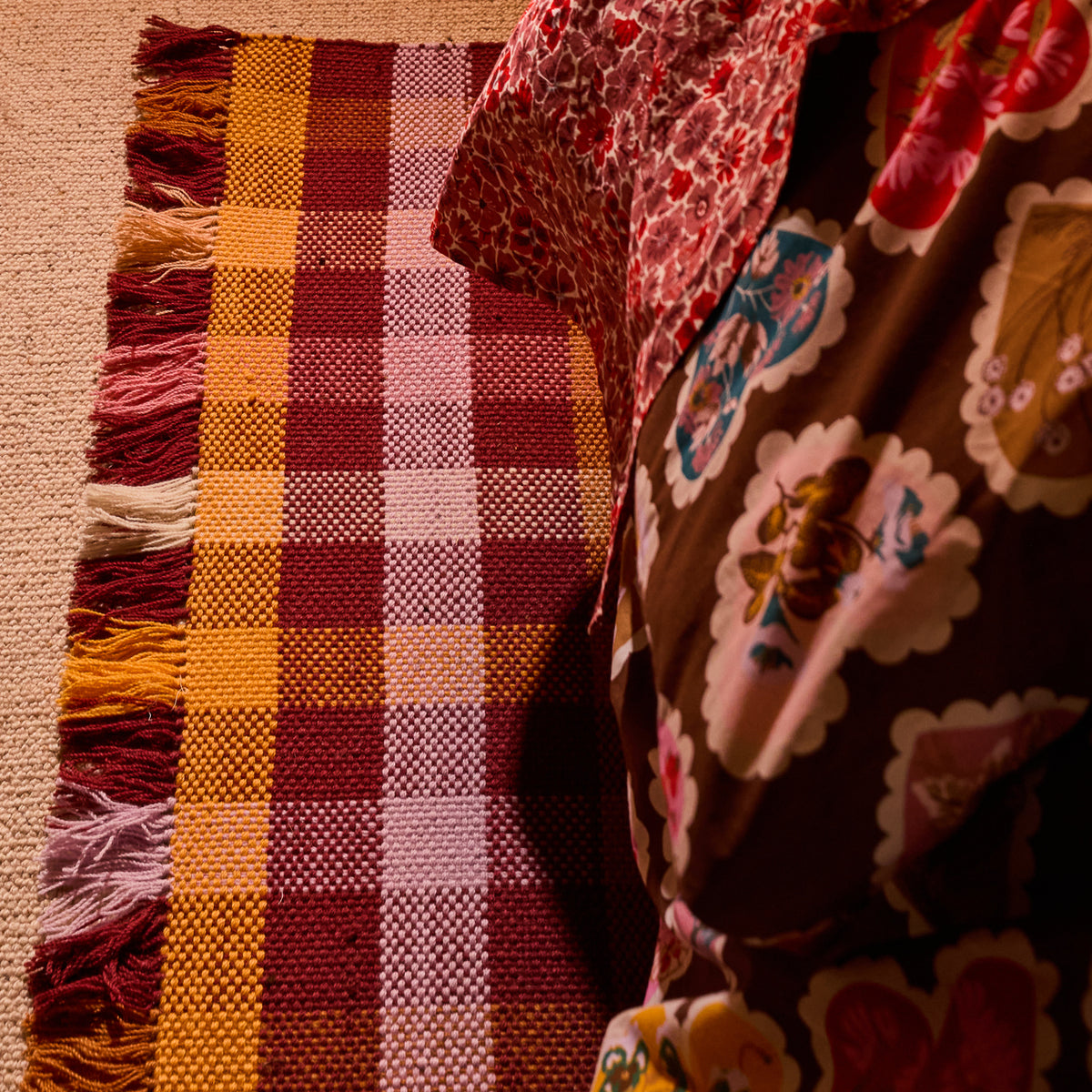 June Woven Rug - Sienna 150 x 210 cm