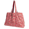 Magnolia Reversible Cotton Tote Bag - Poppy