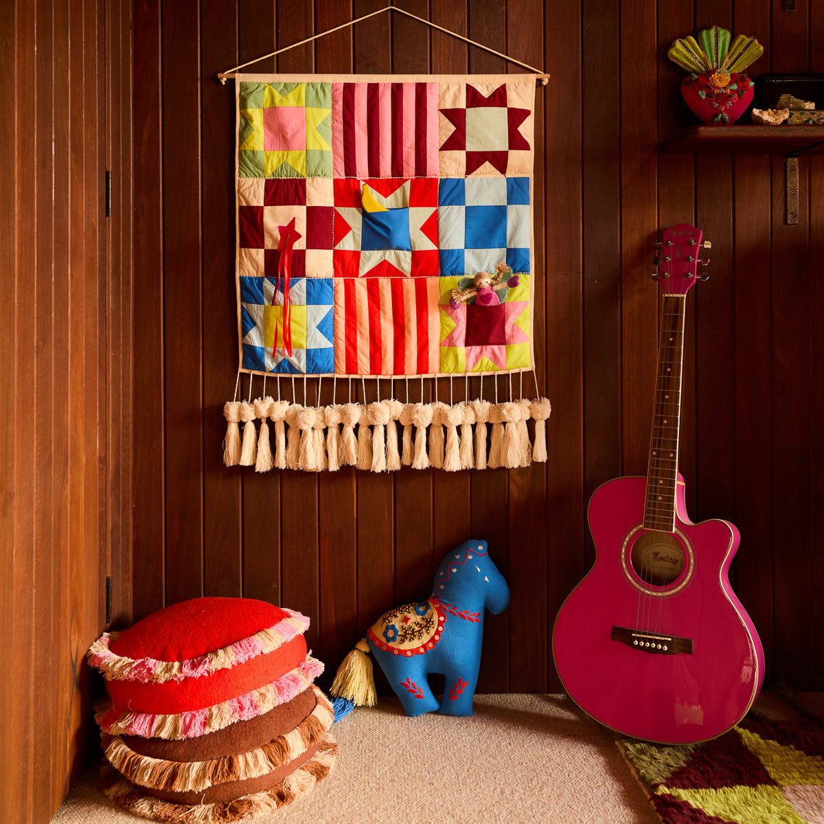 Wes Quilted Wall Hanging