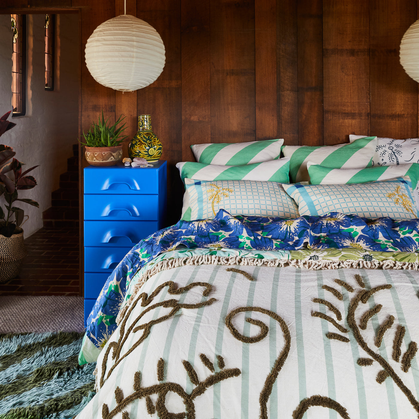 Santa Monica Tufted Bedcover Default Title