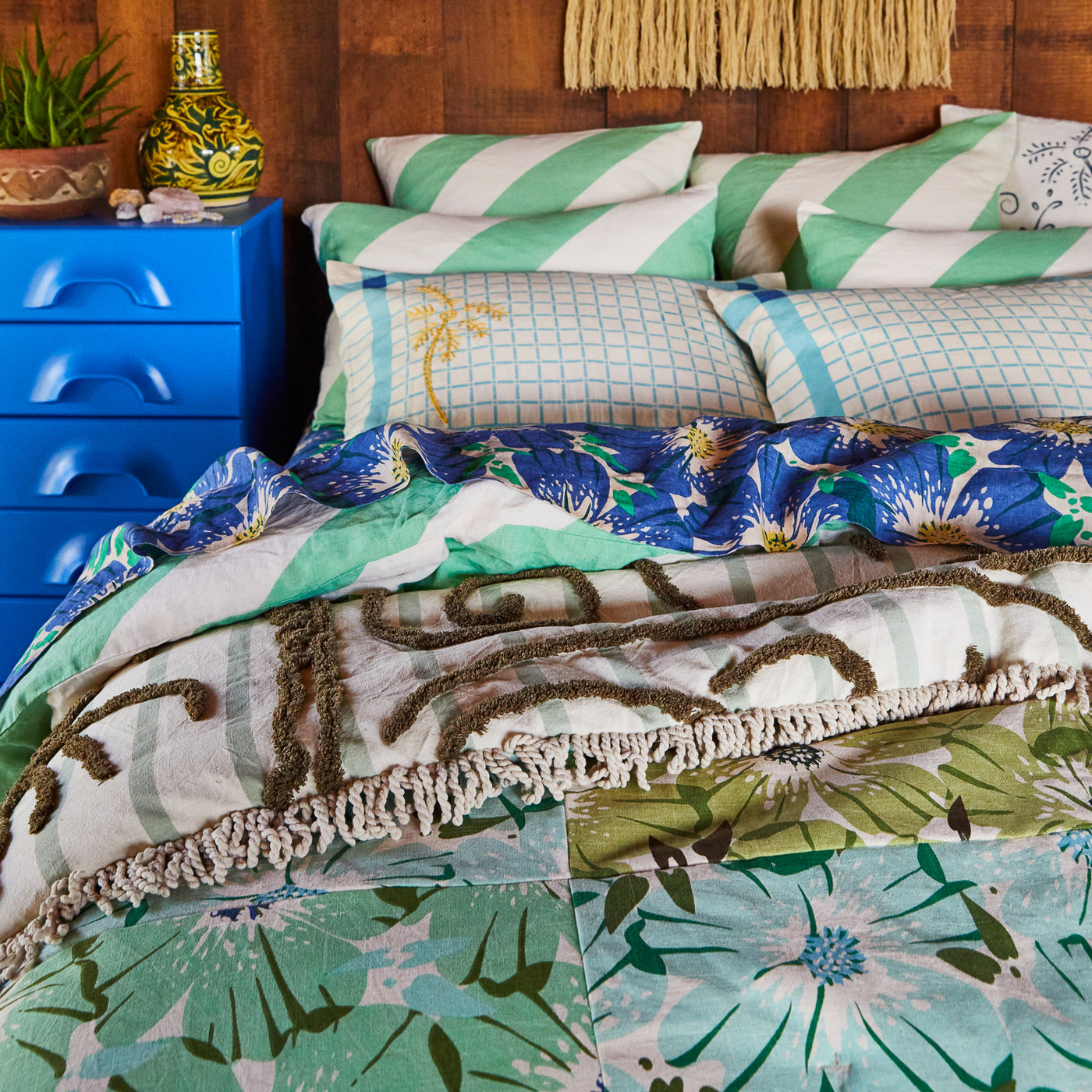Santa Monica Tufted Bedcover Default Title