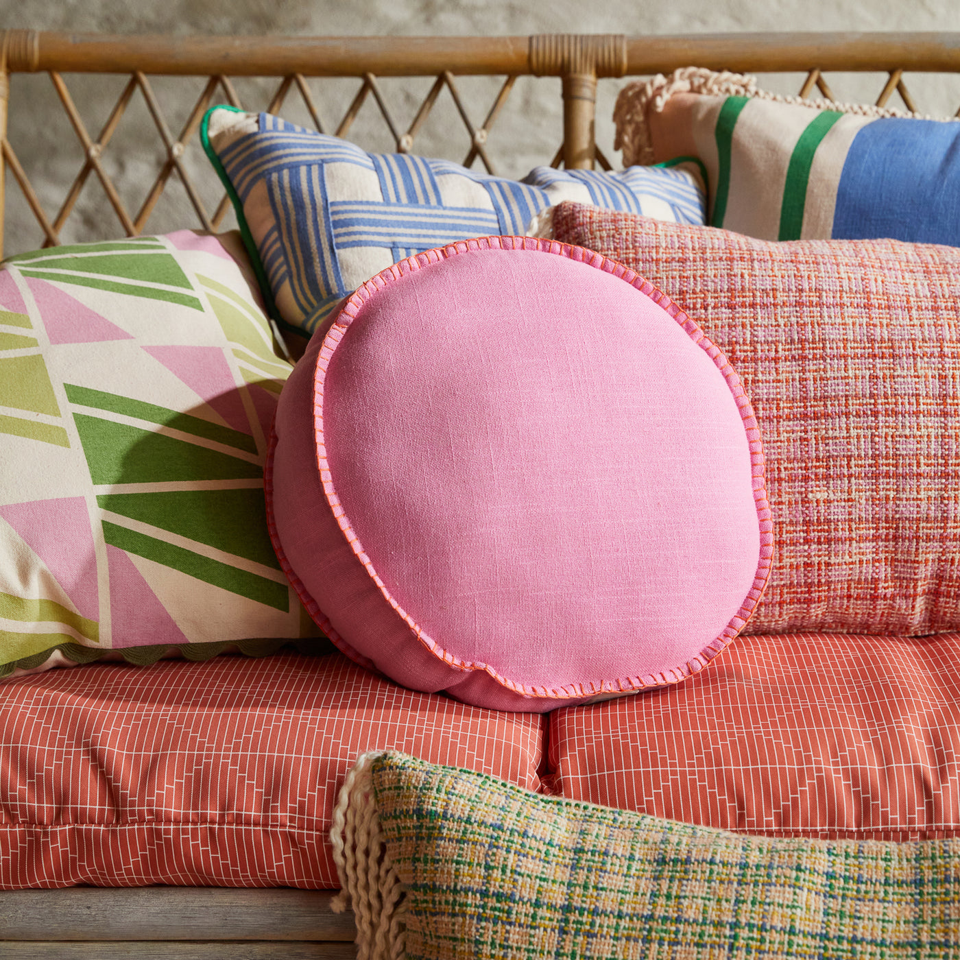 Rylie Round Cushion - Dahlia Default Title