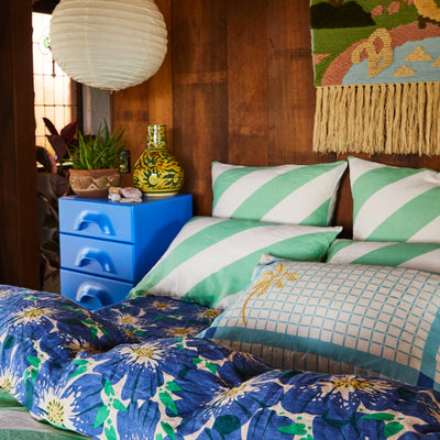 Palo Alto Linen Euro Pillowcase Set - Edamame Default Title